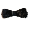 Black Sealskin Bowtie by Christina King - Taalrumiq (1)