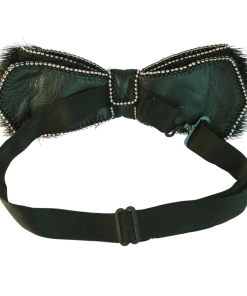 Black Sealskin Bowtie by Christina King - Taalrumiq (3)