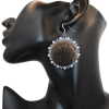 Sealskin Swarovski Pearl earrings