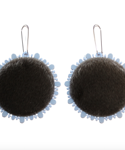 Sealskin earrings