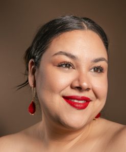 Alternative view of Red & Gold Sealskin Drip (available to order)