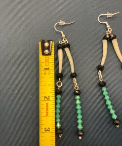 Alternative view of 2-Tier Glass Beads Earrings