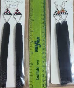 Alternative view of Sealskin Seed Beads Earrings #2