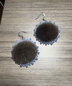 Harp Seal Circle Earrings