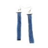Seal skin Earrings _CherylFennel_Snowfly_ Ice Blue _3.5inch_02