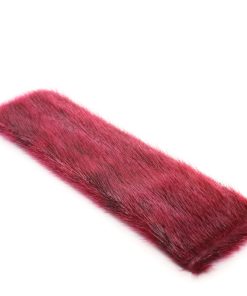 Seal skin Snap Bracelet _Cheryl Fennel_Snowfly_ Cranberry _02