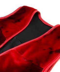 Seal skin Vest _CherylFennel_Snowfly_Red_03