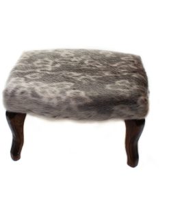 Alternative view of (Sold)Ring Sealskin Vintage Footstool
