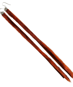 Alternative view of Sealskin Dangles