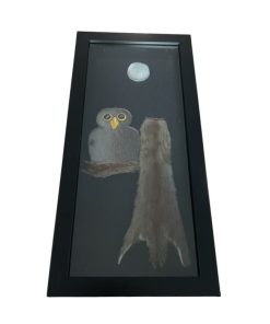 Okpik Owl On Tree Branch