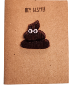 Carte de vœux - Hey Bestie