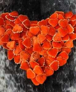 Alternative view of Sealskin Solidarity Heart Pin (New)