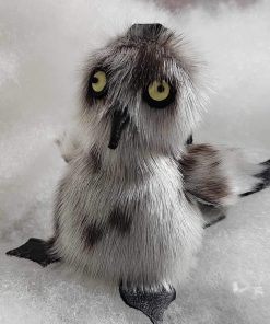 Alternative view of Sealskin Ookpik Owl Hanging Ornament-2