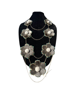Emerald Garden Sealskin Necklace