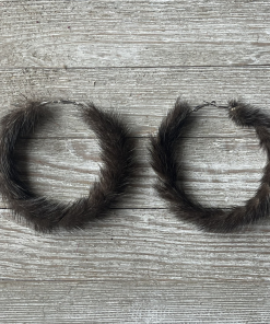 Large Seal Hoop Earrings