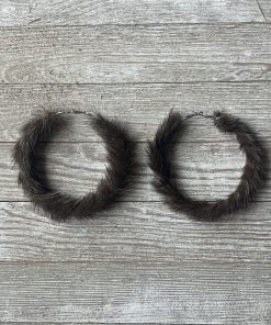 Alternative view of Large Seal Hoop Earrings