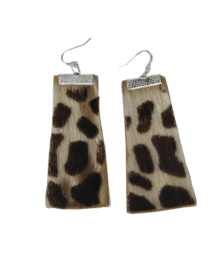 Spotted Sealskin Earrings