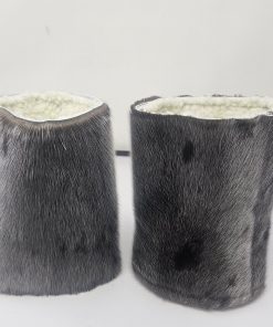 Sealskin Wrist Warmers by SNOWFLY