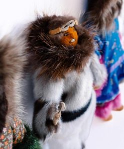 Alternative view of Natural Sealskin Doll ( Made to Order)
